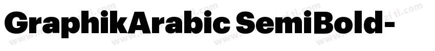 GraphikArabic SemiBold字体转换